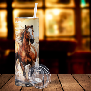 Twilight Trio Charging Forward 20oz Skinny Tumbler