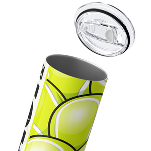 Tennis Coach on Tennis Balls 20oz Skinny Tumbler