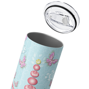 Unicorn Face Hello Spring 20oz Skinny Tumbler