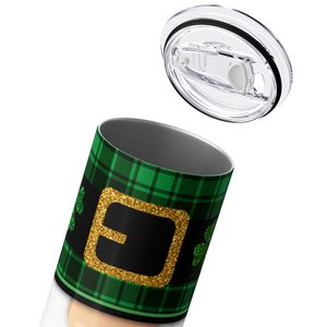 St. Patrick's Day Green Gnome 20oz Skinny Tumbler