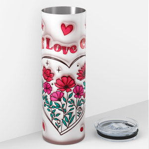 Self Love Club Inflated 20oz Skinny Tumbler