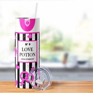 No 9 Love Potion L'Eau D'Amour 20oz Skinny Tumbler