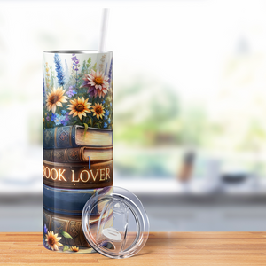 Book Lover 20oz Skinny Tumbler