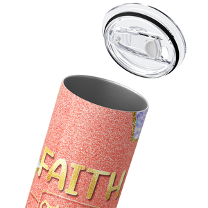 Faith Over Fear Psalm 118:6 20oz Skinny Tumbler