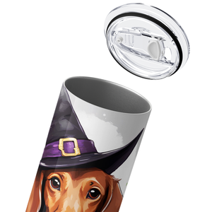 Cute Halloween Dachshund 20oz Skinny Tumbler