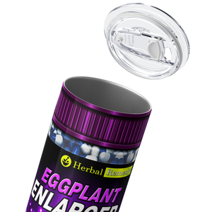 Eggplant Enlarger 20oz Skinny Funny Tumbler