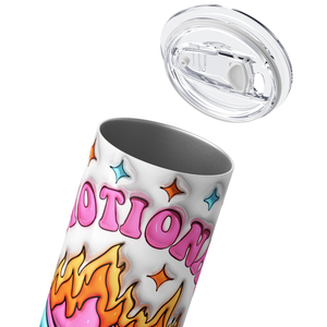 Emotional Dumpster Fire 20oz Skinny Funny Tumbler