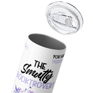 The Smutty Booktrovert 20oz Skinny Funny Tumbler