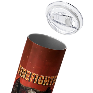 Firefighter American Eagle 20oz Skinny Tumbler