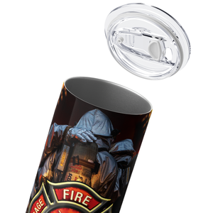 Firefighters Fire Honor Rescue Courage 20oz Skinny Tumbler