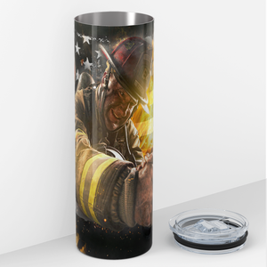 Firefighter Rescue 20oz Skinny Tumbler