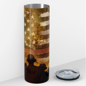 Firefighters in the Forest 20oz Skinny Tumbler