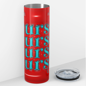 Red Nurse Life 20oz Skinny Tumbler