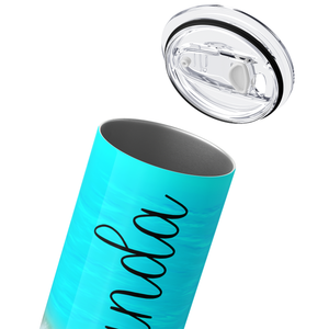 Personalized Beach Lover 20oz Skinny Tumbler