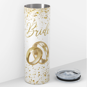 Bride with Gold Ring 20oz Skinny Tumbler