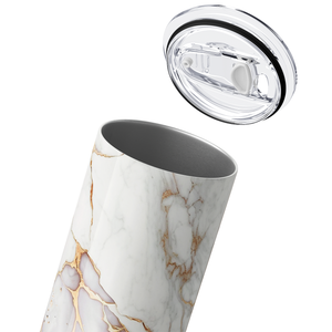 Gold Marble Bride 20oz Skinny Tumbler