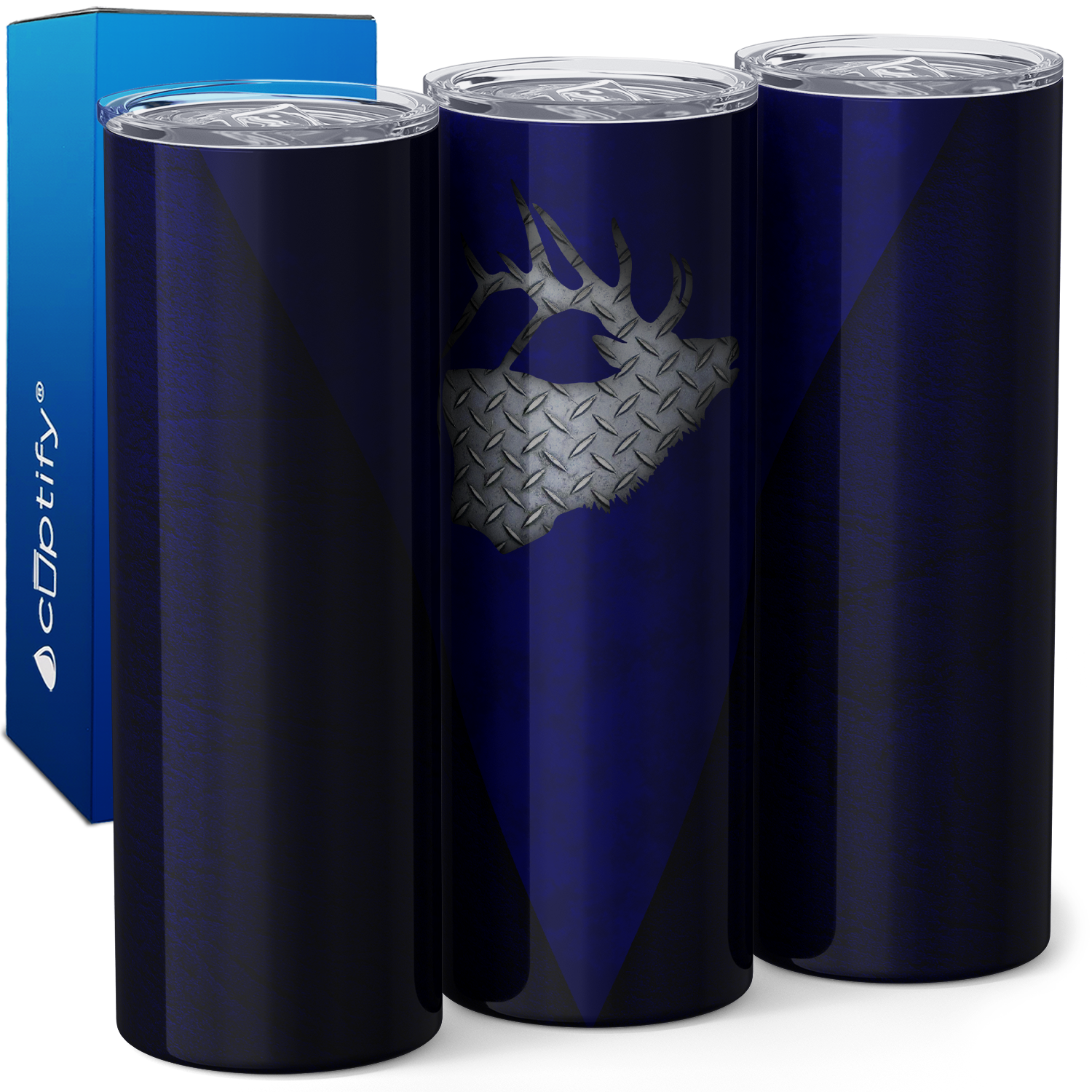 Blue Hunting 20oz Skinny Tumbler