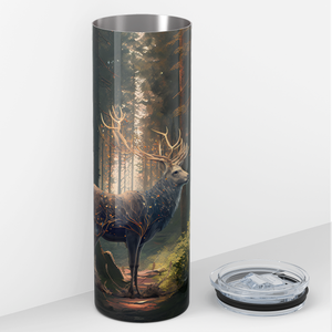 Deer Hunting in the Forest 20oz Skinny Tumbler