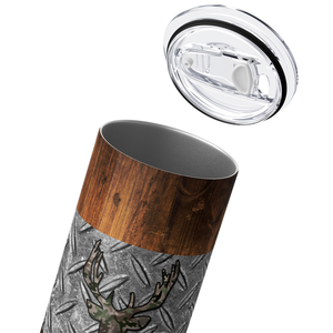 Deer Hunting 20oz Skinny Tumbler