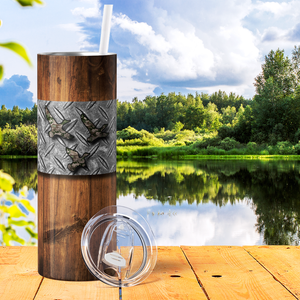 Duck Hunting 20oz Skinny Tumbler