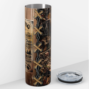 Hunting Rules 20oz Skinny Tumbler