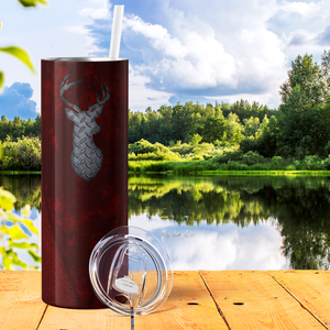 Red Hunting 20oz Skinny Tumbler