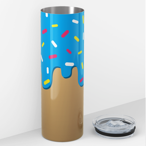 Blue Donut Sprinkles 20oz Skinny Tumbler