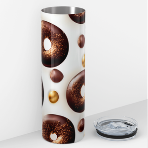 Chocolate Donuts 20oz Skinny Tumbler