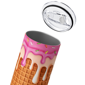 Donut Dripping Waffle 20oz Skinny Tumbler