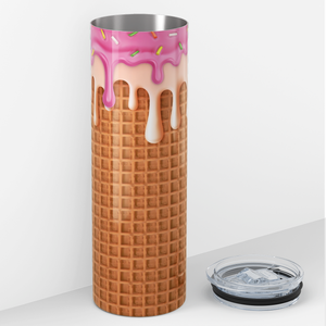 Donut Dripping Waffle 20oz Skinny Tumbler