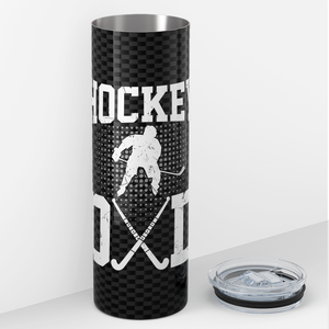 Hockey Dad Blue Line 20oz Skinny Tumbler