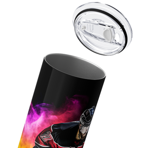 Hockey Player 20oz Skinny Tumbler