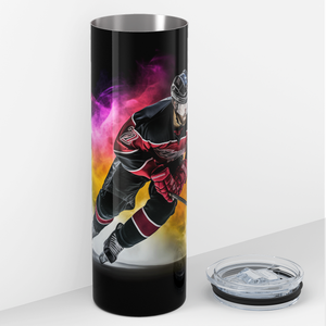 Hockey Player 20oz Skinny Tumbler