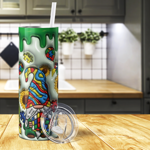 Autism Gnomes 20oz Skinny Tumbler