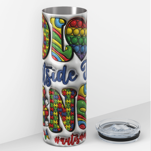 Color Outside The Lines 20oz Skinny Tumbler