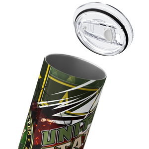 United States Army 20oz Skinny Tumbler