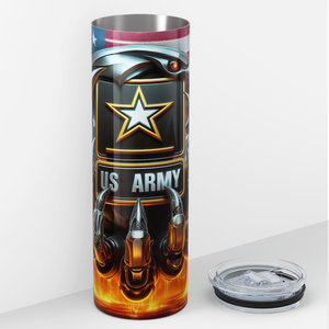 Eagle Claw US Army 20oz Skinny Tumbler