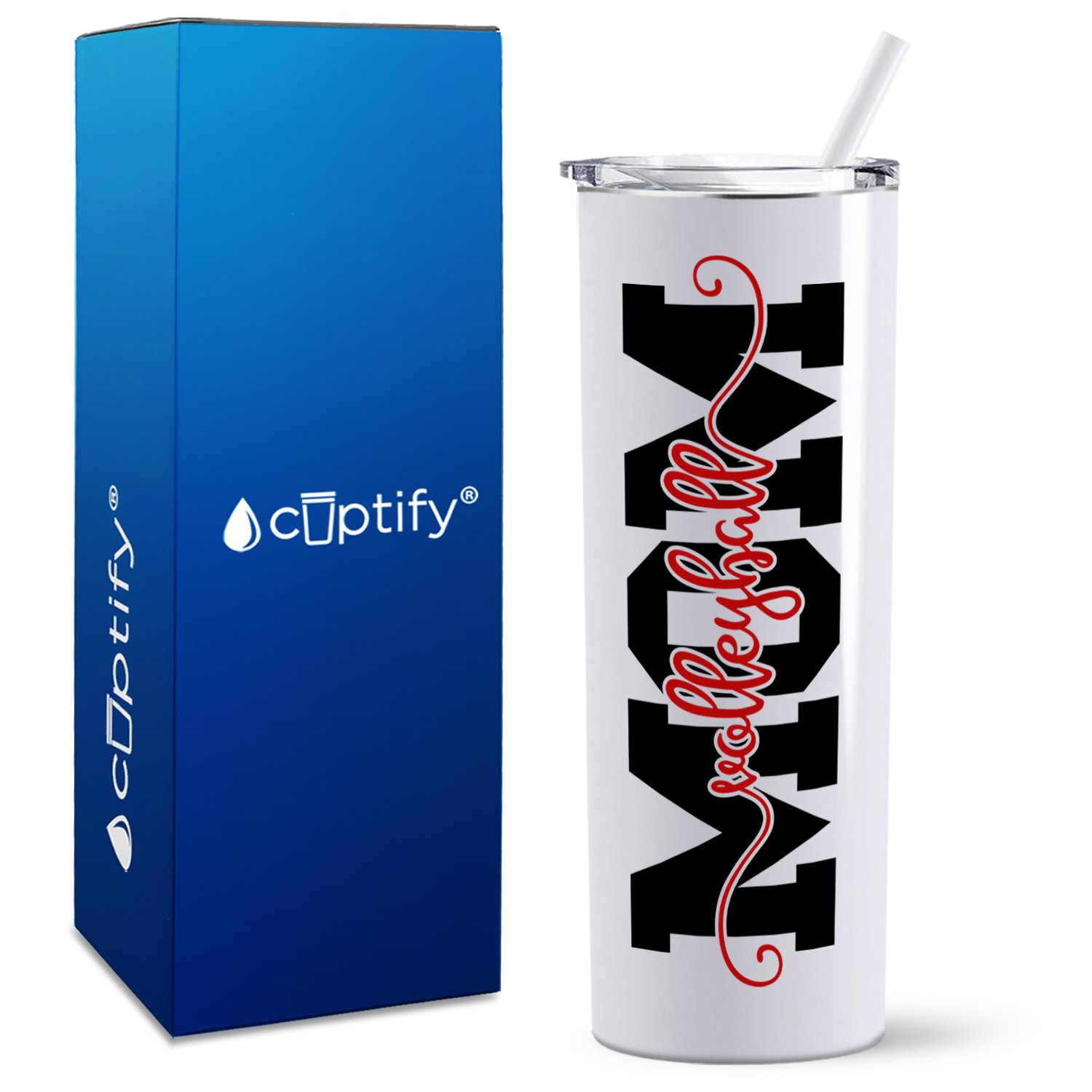 Nook Volleyball 20 oz tumblers with logo, add name as an option