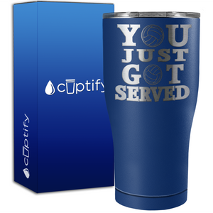 You Just Got Served 27oz Curve Stainless Steel Tumbler