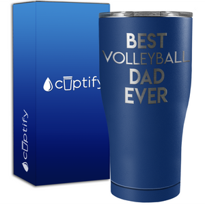 Best Volleyball Dad Ever 27oz Curve Stainless Steel Tumbler