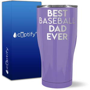 Best Baseball Dad Ever on 27oz Curve Tumbler