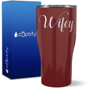 Wifey on 27oz Curve Tumbler