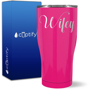 Wifey on 27oz Curve Tumbler