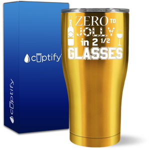 Zero to Jolly 27oz Curve Tumbler