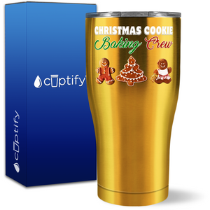 Christmas Cookie Baking Crew 27oz Curve Tumbler