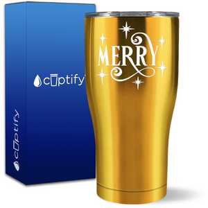 Merry 27oz Curve Tumbler