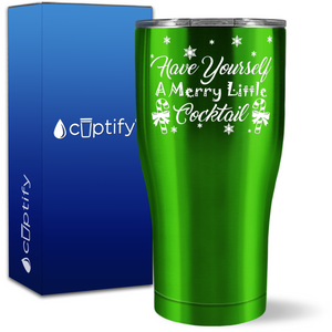 A Merry Little Cocktail 27oz Curve Tumbler