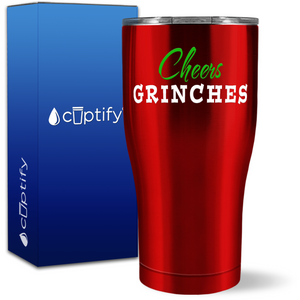 Cheers Grinches 27oz Curve Tumbler