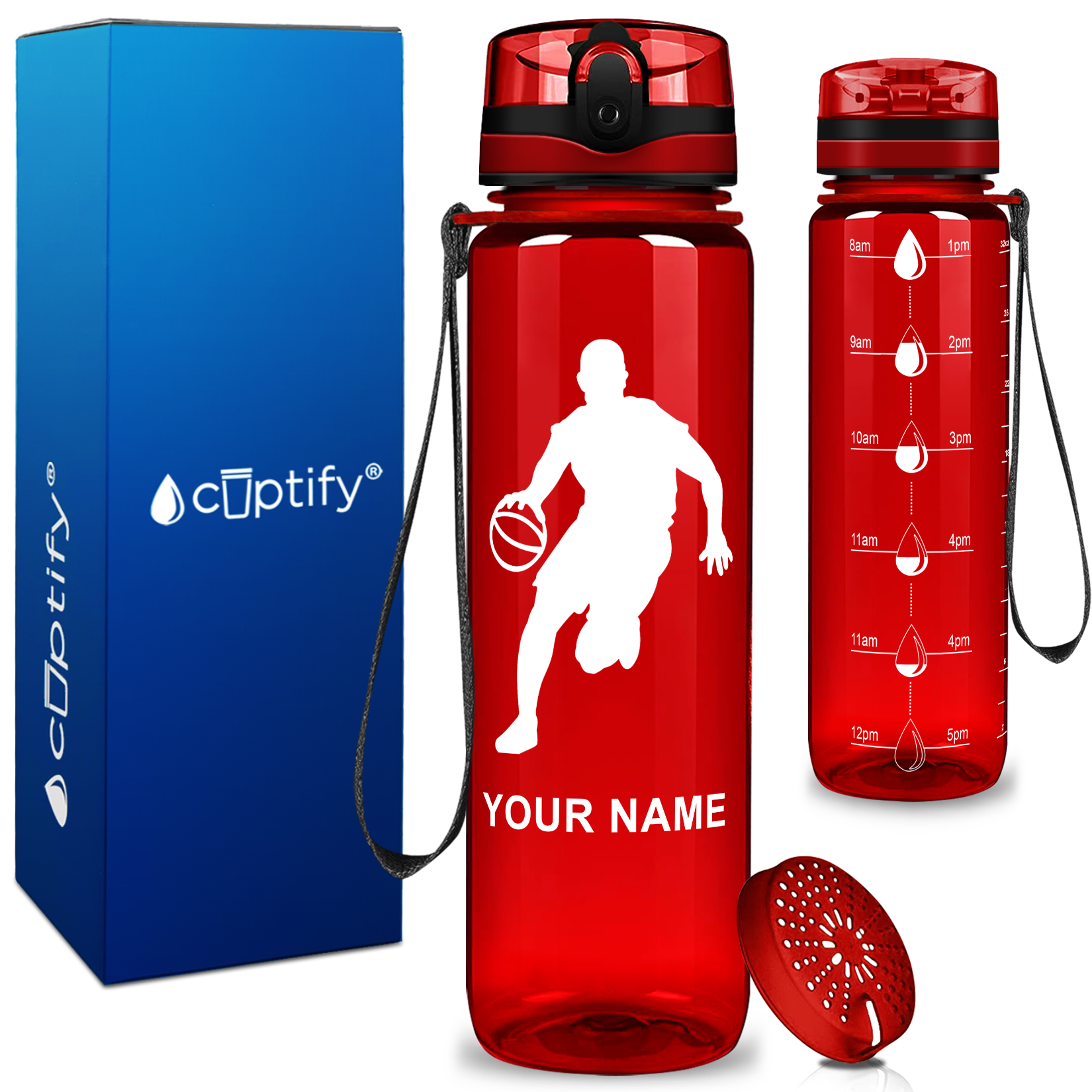 Personalized Basketball Water Bottle