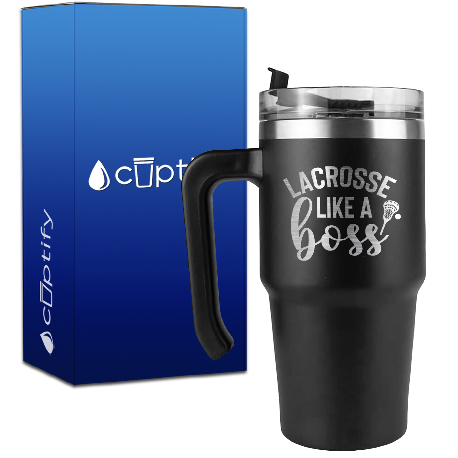 Lacrosse Like a Boss on 20oz Lacrosse Travel Mug